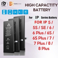 Replacement battery for 5 5S 6 6s Plus 7 8 Plus X with free tool tape