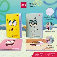 Deli Writing Book 1 PACK (10 PCS) Notebook School Notebook/ 1 A5/B5 38/42 Sheets CNA538 CNB542