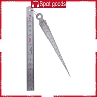 WIN Stainless Steel Taper Welding Gauge Test Welding Taper for  Gauge Depth Ruler