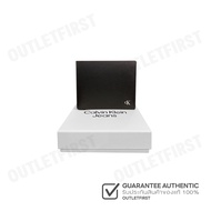 CALVIN KLEIN JEANS รุ่น MENS FASHION BUSINESS LEATHER FOLDING SHORT WALLET CODE:HP1517 001 กระเป๋าสต