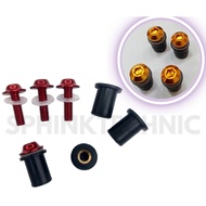 Winshield R15 Bolts V4V3 R15 Visor Bolts V3 / R15 Visor RubberRing V3