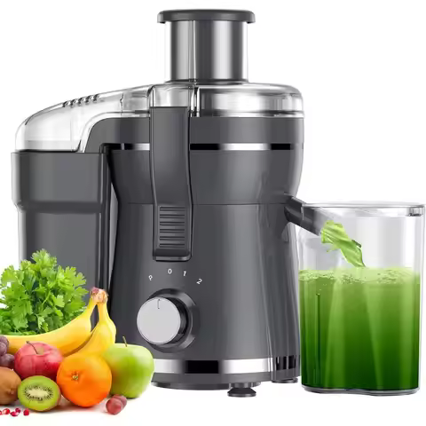 Machine, 500W Centrifugal Juicer Extractor with 3 Speed amp Wide Mouth 3 Feed Chute for Fruit Vegeta