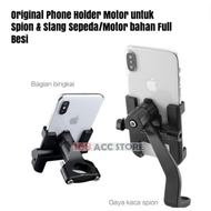 MOTORCYCLE HOLDER FULL IRON MIRROR MODEL HM-20 HM 20 DPEDA HANDLEBAR HOLDER/ MOTORCYCLE/ HM22