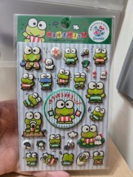 全新 2011 Sanrio Keroppi 立體貼紙