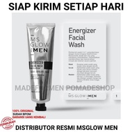 Terjangkau Ms Glow For Men Energizer Facial Wash / Ms Glow Men Facial