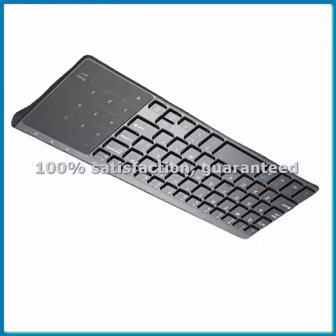 2.4G Wireless Touchpad Keyboard with 59 Keys Numeric Keypad Ultra Thin Mini Portable Keyboard for PC
