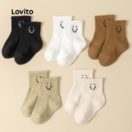 Lovito Casual Cartoon Pattern Socks for Baby & Kids LCS099133