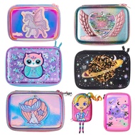 Smiggle Stationery Box Multifunctional Stationery Storage Bag Pencil Case Mute Large Capacity Pencil