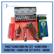 Wrench Package Wrench Set + Wrench FukungRing + Wrench Set + Socket Wrench Set + Screwdriver