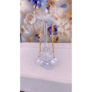High-quality 4-leaf tassel earrings