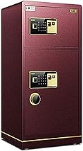 Safes For Home Digital Safe，Electronic Safe， Cash Box， Home Safe， Lock Box， Safety Safe Cabinet Large Double Door Safe Fingerprint Password Safe All Steel Anti-Theft High Insurance Certificat