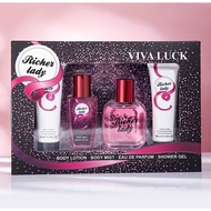 The Beauty Street 4in1 VIVA LUCK V.V.LOVE Gift Set Perfume Set Body Mist Lotion Victoria Secret