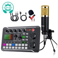 Portable Sound Card Kit PC Microphone Set Accessories F998 BM800 Set