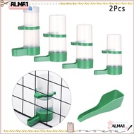 ALMA 2Pcs Feeding Equipment Durable Safety Useful Budgie Food Utensils Food Feeder
