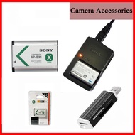 Camera Accessories: Sony DSC-HX90 HX99 WX500 WX700 Camera NP-BX1 Battery+Charger+Card Reader