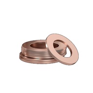 （-XCF）Copper flat gasket, marine watch flat gasket, sealing gasket, pure copper metal screw flat gas