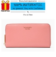 Kate Spade Spencer Large Continental Zip Around Wallet (Comes with Kate Spade Gift Box)