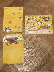 全新絕版Gudetama 蛋黃哥 信封信紙扭蛋