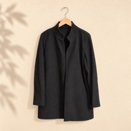 Eileen Fisher Textured Black Blazer – Medium