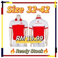Baju Bulan Sabit Merah (PBSM) Uniform Lengan Pendek