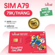 ( MIỄN PHÍ 1 THÁNG ) Sim data TỐC ĐỘ CAO Local A79 Tặng 3GB Tốc Độ Cao Mỗi Ngày Truy Cập Mạng Thả Ga