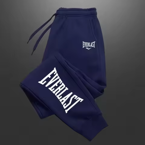 EVERLAST Men Women Jogging Sweatpants Running Trousers Fleece Streetwear Sport Oversized Jogger Swea
