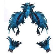 Feather Shawl And Feather Wristband Set, Feather Shawl Costume Feather Shawl Shawl Halloween Costume