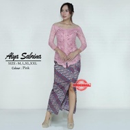 Kebaya sabrina kebaya wisuda set rok span belah