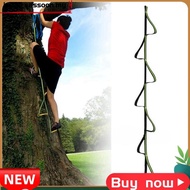Four-Step Etrier Rope Ladder Rock Climbing 7 Rings Rise Ascending Sling Mountain Deck Foot Pedal