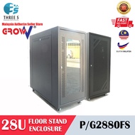 GrowV 28U Heavy Duty Equipment & Server Floor Stand Rack 600x800x1370mm (P/G2480FS)