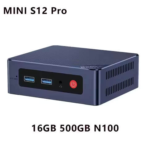 Beelink Mini S12 Pro Alder Lake N100 MINI PC DDR4 16GB 500GB WIFI6 BT5.2 Gamer Computer MINI S N5095