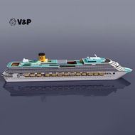 V&P Cruise Ship Paper Model Cruise Ship 3D Paper Model DIY Puzzle Manual Papercrafts Toy