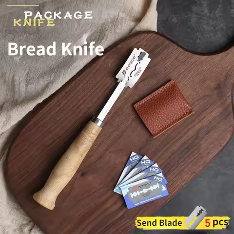 Bread Cutters With 5PCS Replacement Blades Baking Knife Tools For Western Baguette French Toast Cutt