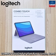 Logitech® COMBO TOUCH For iPad Pro 11-inch Sand โลจิเทค เคสคีย์บอร์ดแบ็คไลท์ พร้อมแทร็กแพด Backlit k