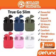 Defunc True Go Slim Powerful Sound Superb Secure Fit 22 Hours Battery Comfort 10m Wireless Range Wat