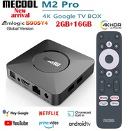 [Genuine] Newest Mecool M2 Pro Google TV Box Amlogic S905Y4 Netflix Google Certified ATV AV1 4K UHD 