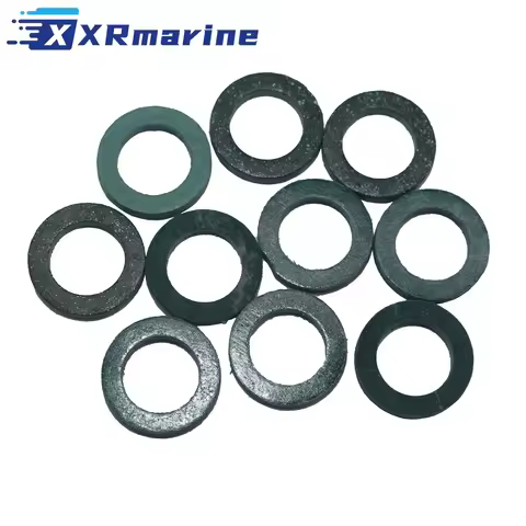 Gear Oil Case Drain Plug Gasket Gearbox Fill Screw Washers 59178-97J00 for Suzuki Outboard Motor 2.5