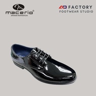MACERIO KIDS SHOES ~ M30288 Shining Shoe Lace Shoe  - BLACK