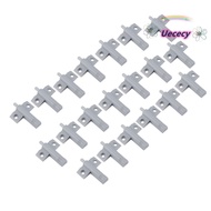 UECECY 20pcs Damper Buffer, 46*53mm ABS Close Damper, Accessories Gray Door Stop Damper Cabinet Door