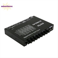 EQ-819 Multifunctional Car Equalizer Multifunctional Car Audio EQ Tuning Crossover Amplifier Paramet