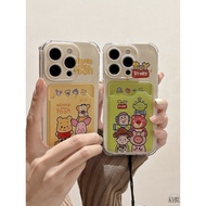 Buzz Lightyear Winnie the Bear Card Holder Strap Oppo 14 14F Reno 13F 13 5G 11F 4G A60 A16 A58 A78 A