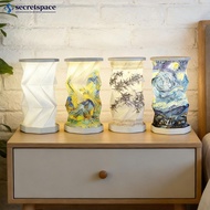 SECRETSPACE Folding Desk Light Mini Paper Lantern USB Rechargeable Dimmable Portable LED Night Light