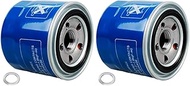 2PCS 26300-35505 Engine Oil Filter & Drain Plug Gasket 21513-23001 Fit for Hyundai, Kia Replaces 263