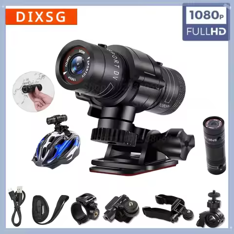 F9 Sport Camera HD 1080P Bike Motorcycle Helmet Camera Outdoor Action DV Video DVR Audio Recorder Da