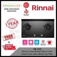 Rinnai RB2CGN 2 Burner Inner Flame Hob* MADE IN JAPAN *FAST DELIVERY - BULKY