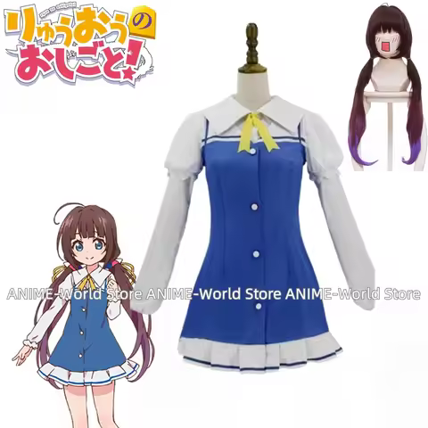 Anime The Ryuo's Work is Never Done! Ryuuou no Oshigoto! Ai Hinatsuru Cosplay Costume Custom size Wi