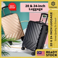 【can Custom LOGO】20 / 24 INCH ABS PC TRAVEL LUGGAGE SETS SUITCASES CABIN (Umrah/Haji Bag 行李箱)