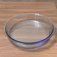康寧餐具【Pyrex】百麗系列 耐熱玻璃第一品牌 直徑27公分 透明 圓形 玻璃 派盤（大）
