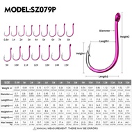 PROBEROS 10pcs kail pancing super tajam dan tahan korosi KUP019