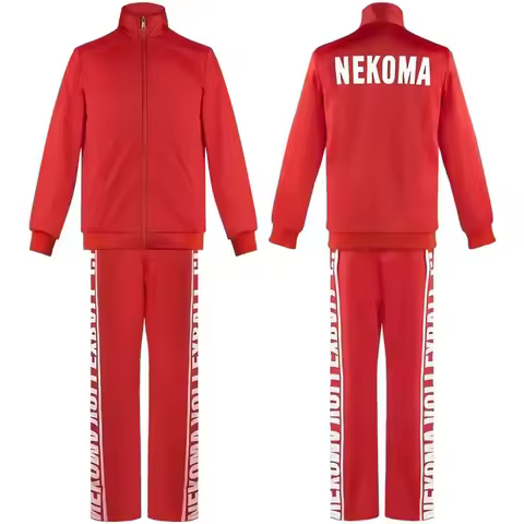 ▥ ▦ ▩ Haikyu cosplay jacket anime Volleyball Sportswear Karasuno Nekoma Aoba Johsai Fukurodani Inari